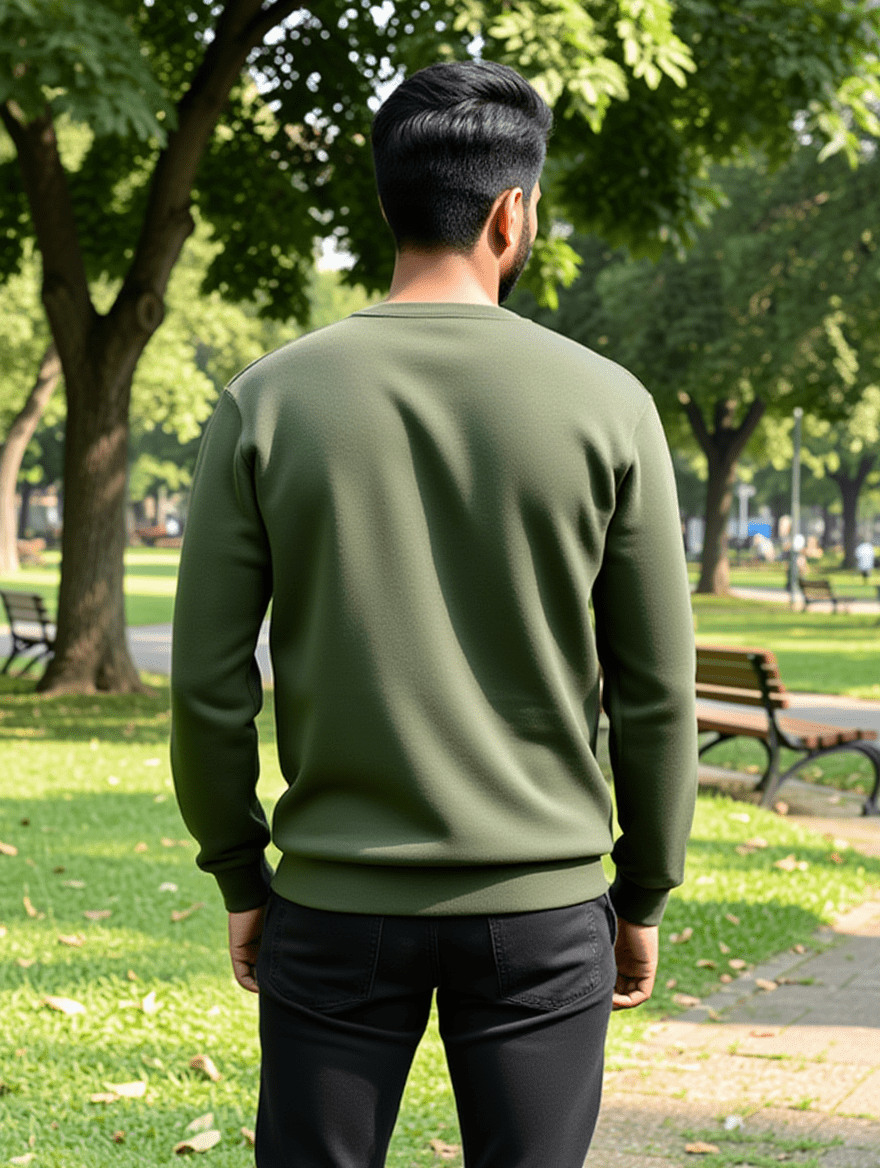 Classic Unisex Sweatshirt – 300 GSM Cotton Blend, - Image 3